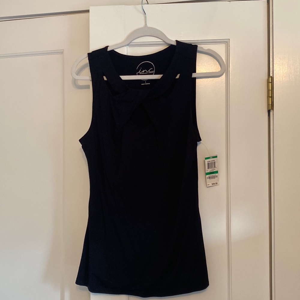 INC twist front cutout detail tank
